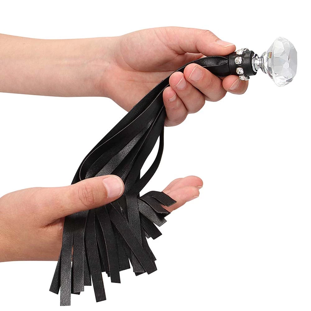 Shots Toys Ouch! Diamond Studded Flogger - Image 2