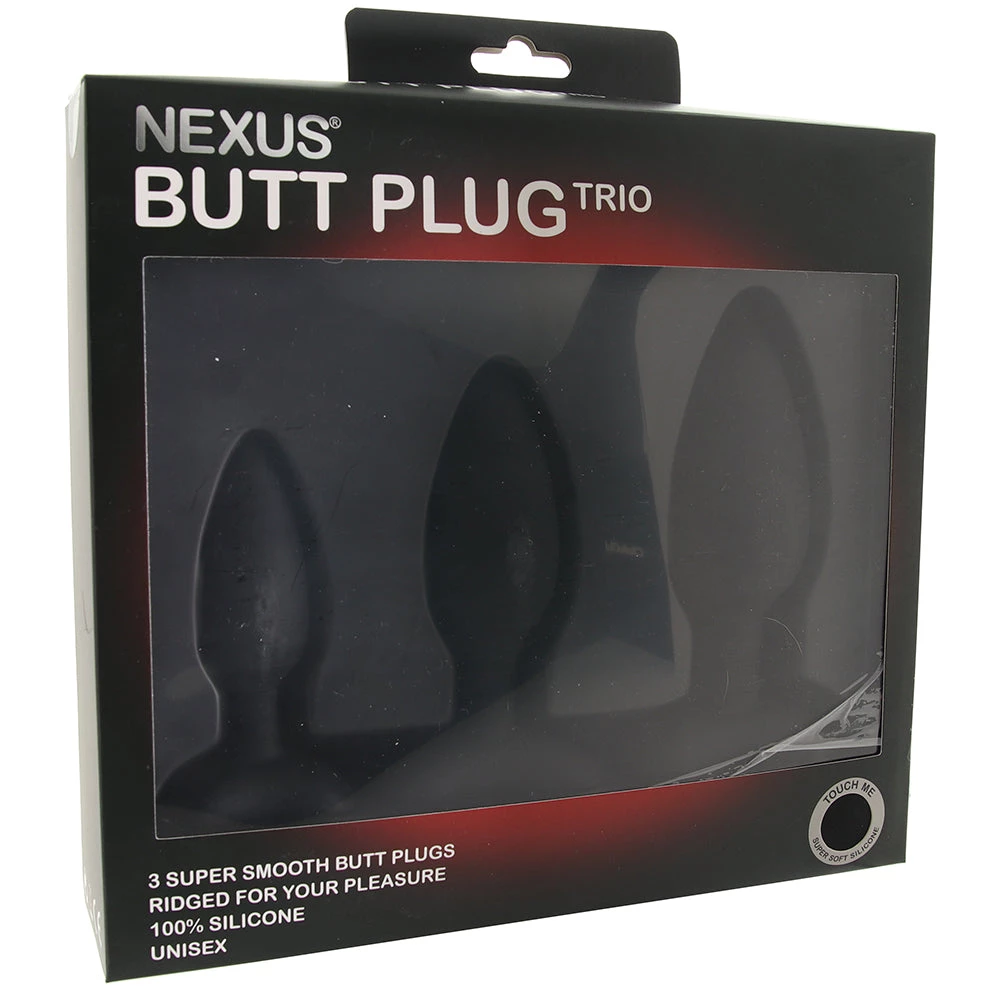 Nexus Butt Plug Trio Solid Silicone Butt Plugs - Image 6