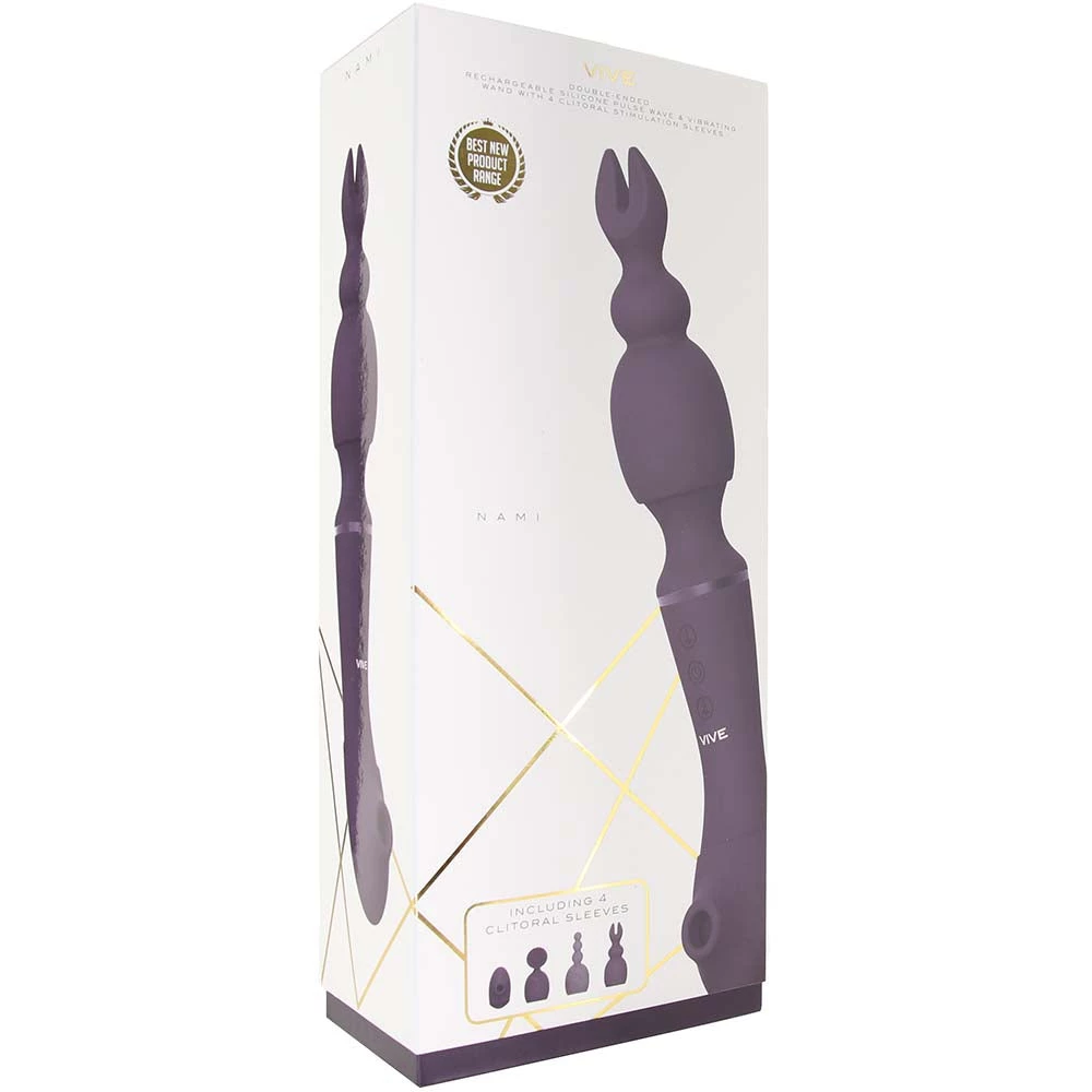 Shots Toys Nami Pulse Wave Wand With Interchangeable Sleeves - Image 6