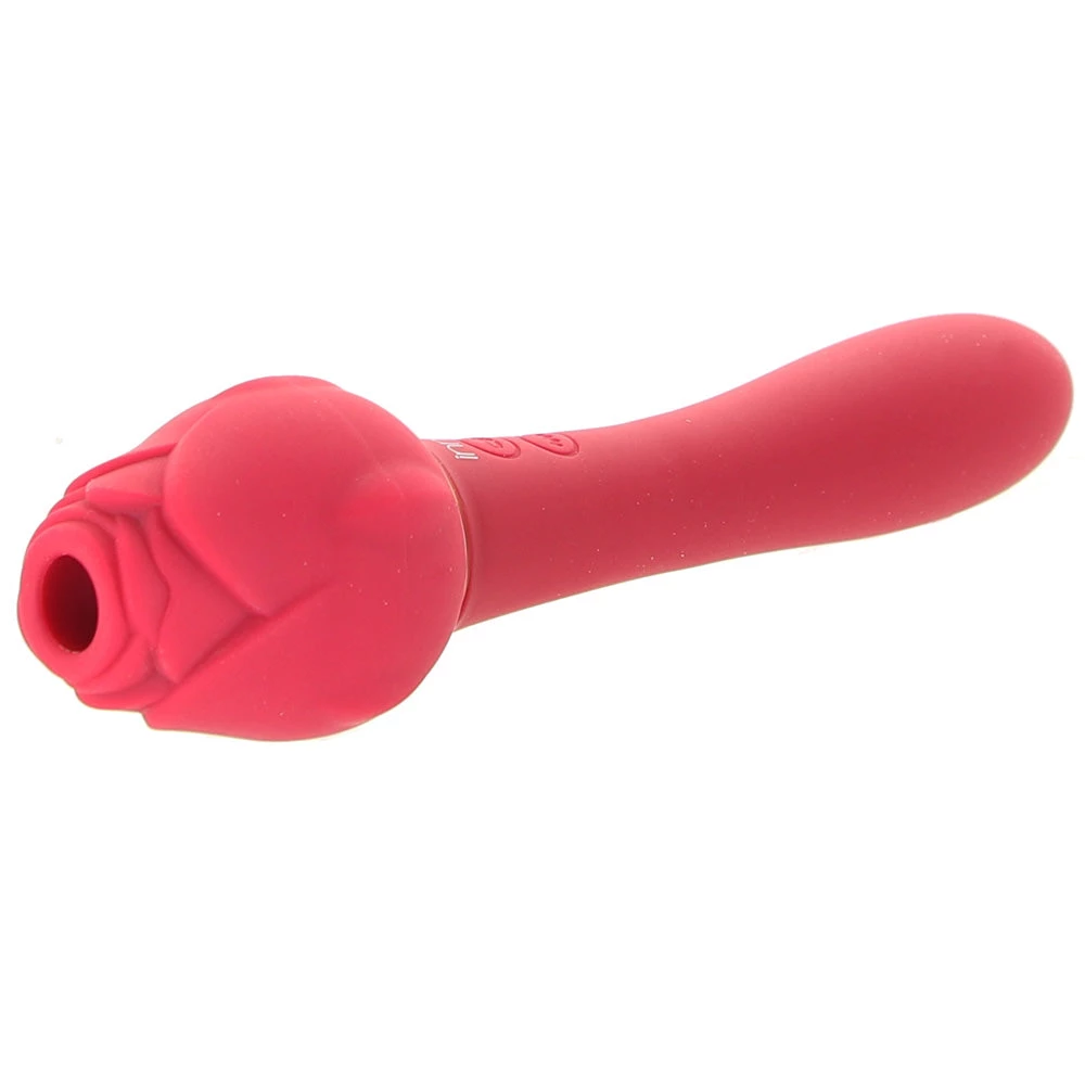 XR Brands Bloomgasm Sweet Heart Suction Rose And Vibrator - Image 2