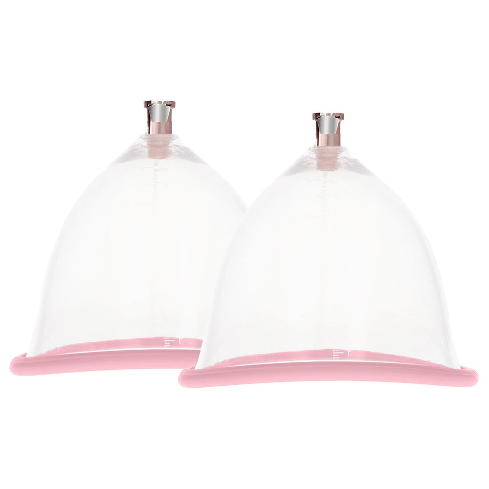 Shots Toys Pumped Rose Gold Breast Pump Set - Image 2