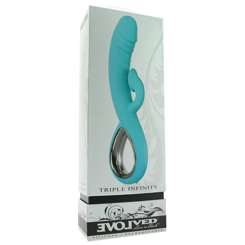 Evolved Novelties Triple Infinity Heating Rabbit Vibe With Suction - Image 6