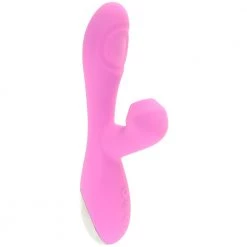 XR Brands Shegasm 5 Star Pulsing And Sucking Rabbit Vibe