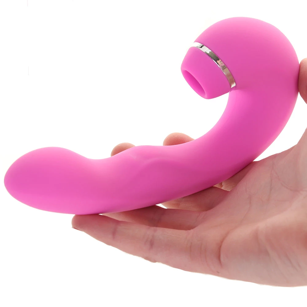 XR Brands Inmi Shegasm Tapping G-Spot Vibe With Suction - Image 4