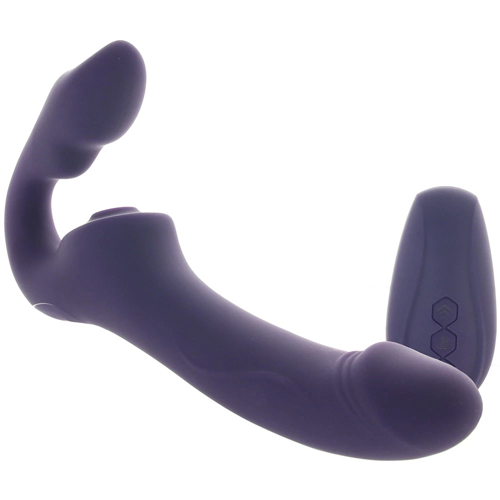 Evolved Novelties 2 Become 1 Air Pulsing Strapless Strap-On