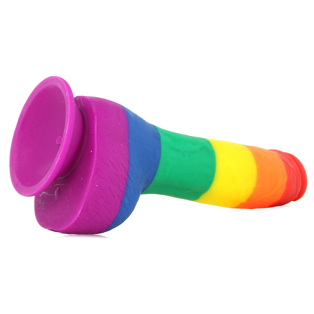 Ns Novelties Colours Pride Edition 8 Inch Silicone Dildo - Image 5