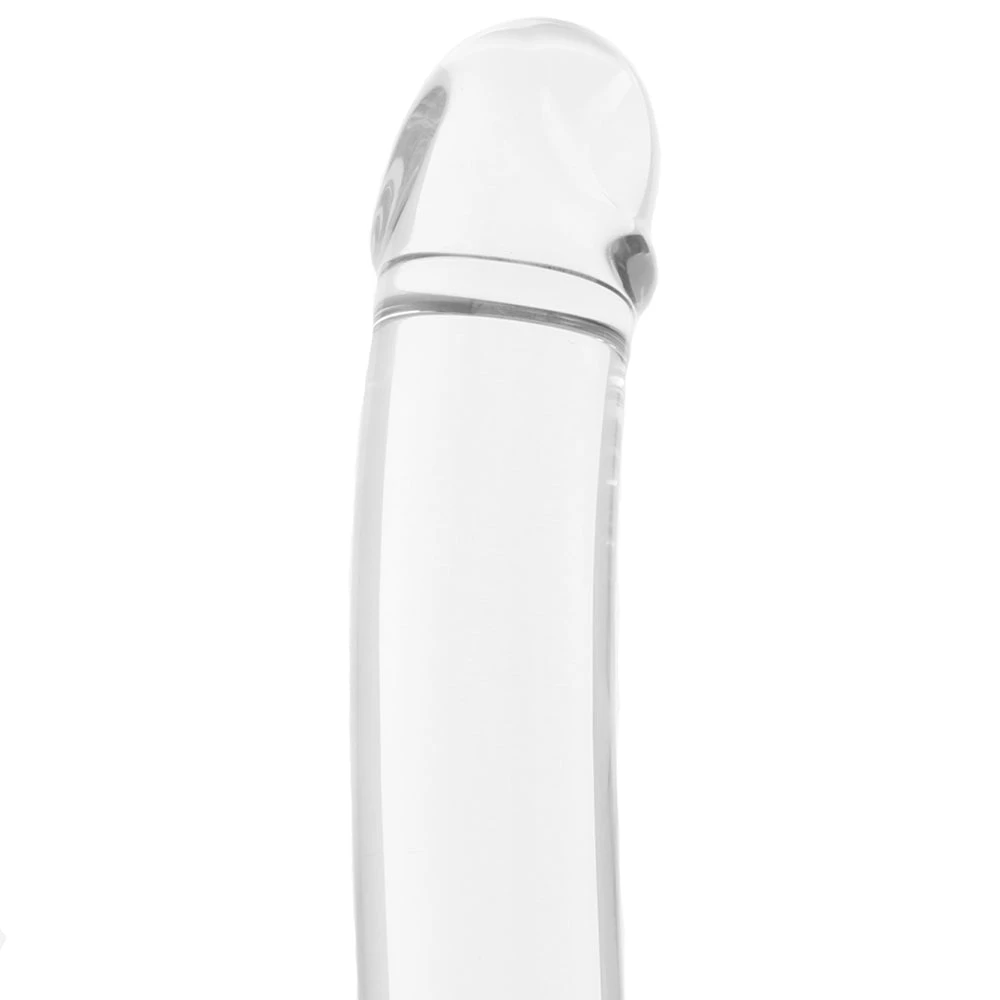 Electric Eel Gläs 7 Inch Realistic Curved G-Spot Glass Dildo - Image 2