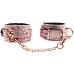 Spartacus Locking Leather Wrist Restraint Cuffs
