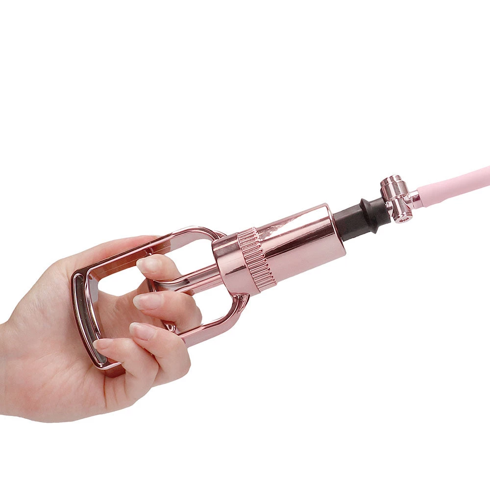 Shots Toys Pumped Rose Gold Pussy Pump - Image 3