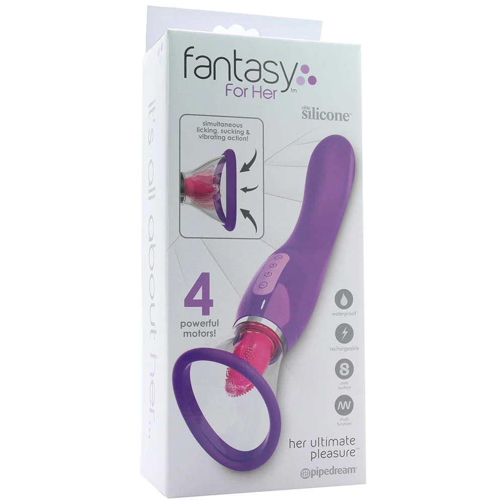 Pipedream Fantasy For Her Ultimate Pleasure Clitoral Pump Vibe - Image 6