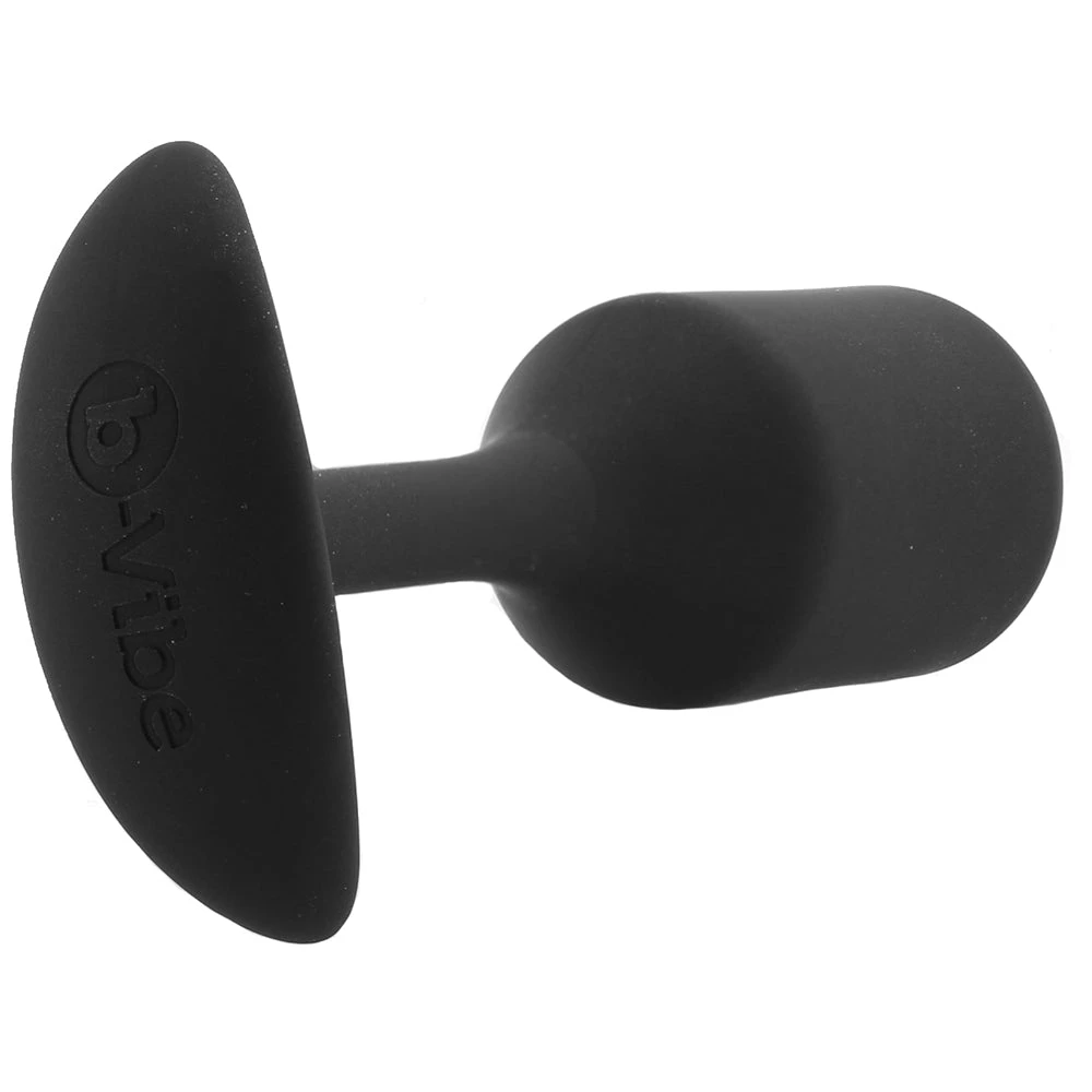 B-Vibe Snug Plug 2 Weighted Silicone Butt Plug - Image 3