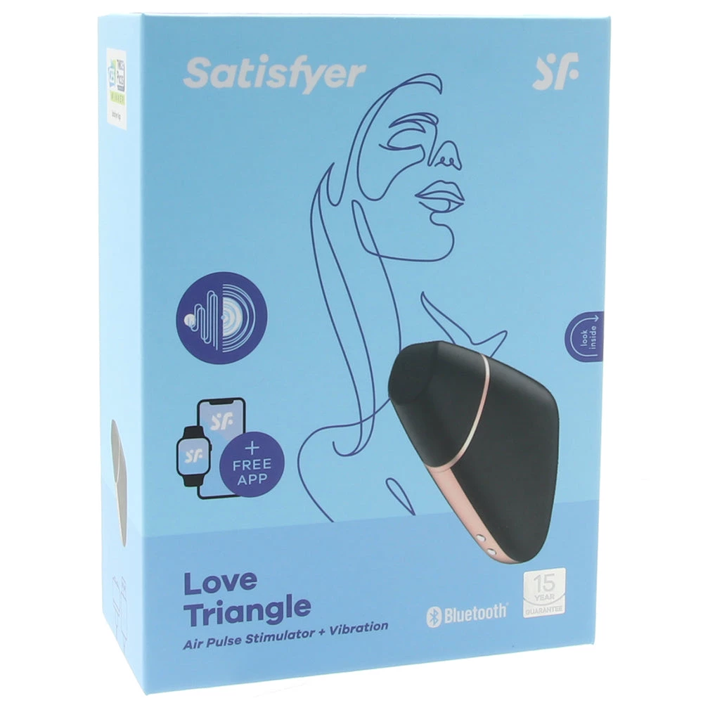 Satisfyer Love Triangle Air Pulse Stimulator + Vibration - Image 6