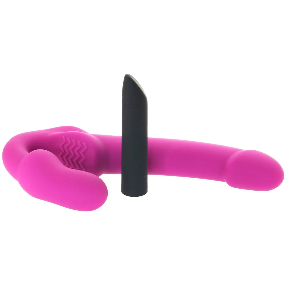 Blush Temptasia Estella Vibrating Strapless Dildo - Image 5