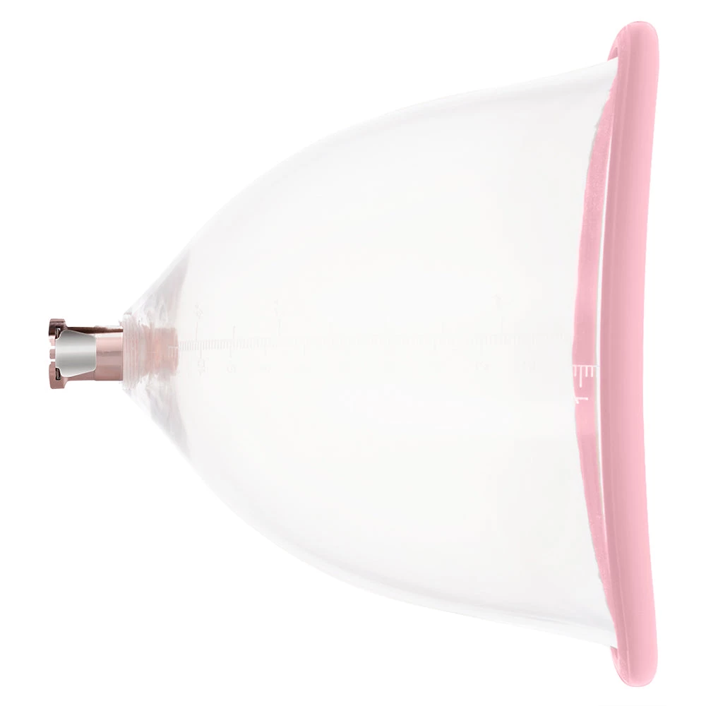 Shots Toys Pumped Rose Gold Breast Pump Set - Image 4