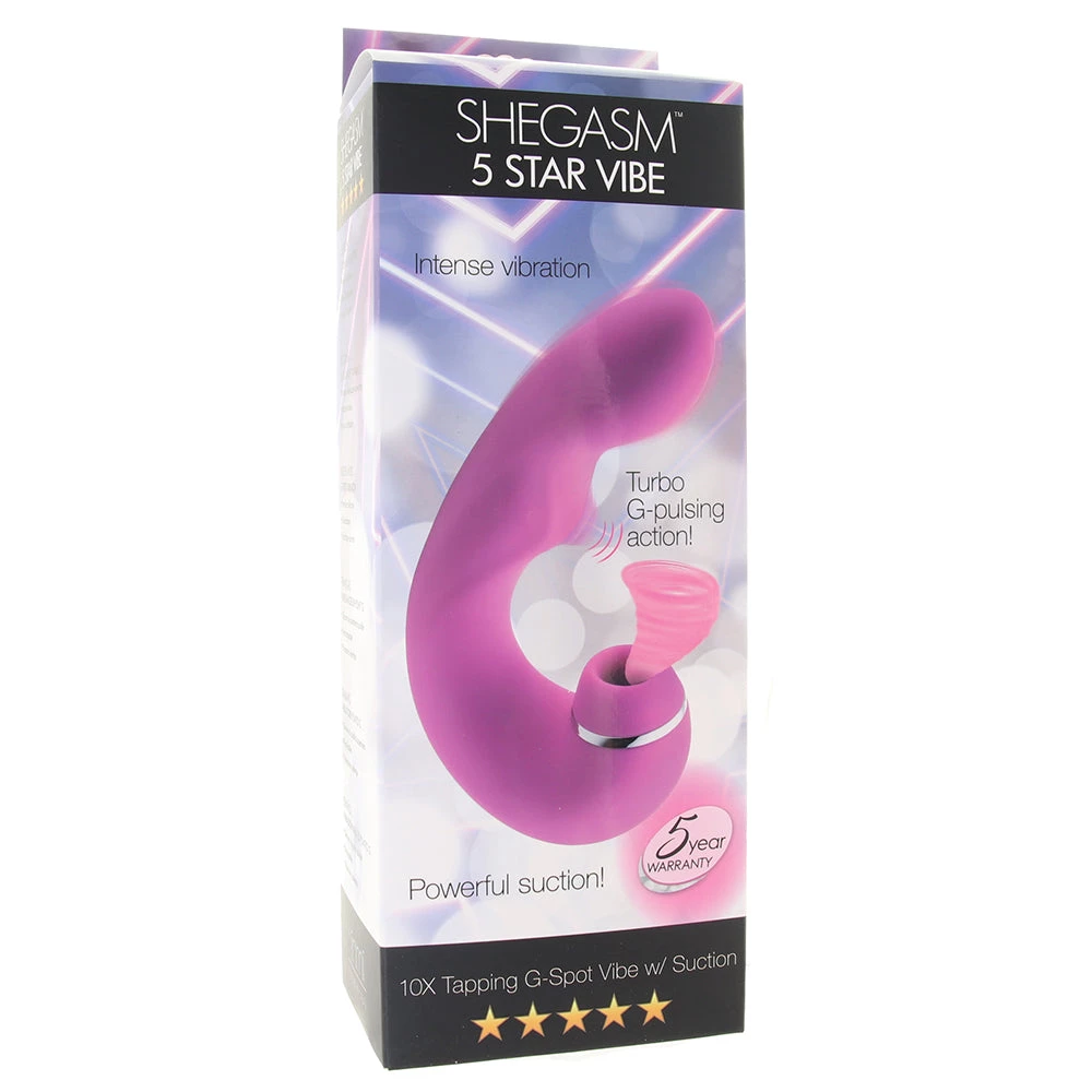 XR Brands Inmi Shegasm Tapping G-Spot Vibe With Suction - Image 6