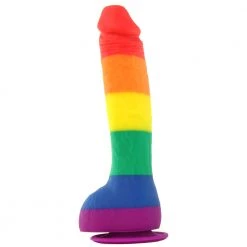 Ns Novelties Colours Pride Edition 8 Inch Silicone Dildo