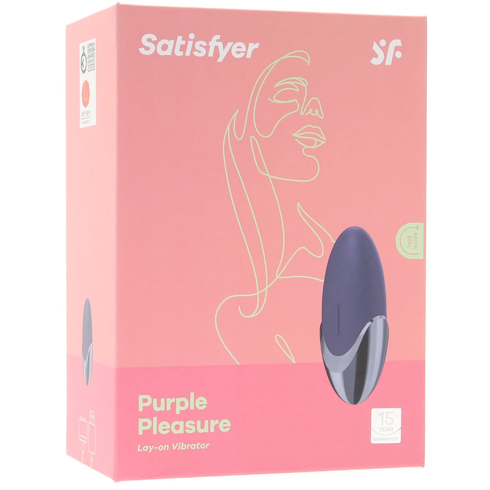 Satisfyer Purple Pleasure Lay-On Vibrator - Image 6