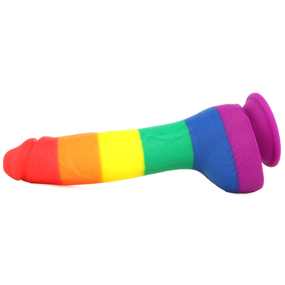 Ns Novelties Colours Pride Edition 8 Inch Silicone Dildo - Image 3