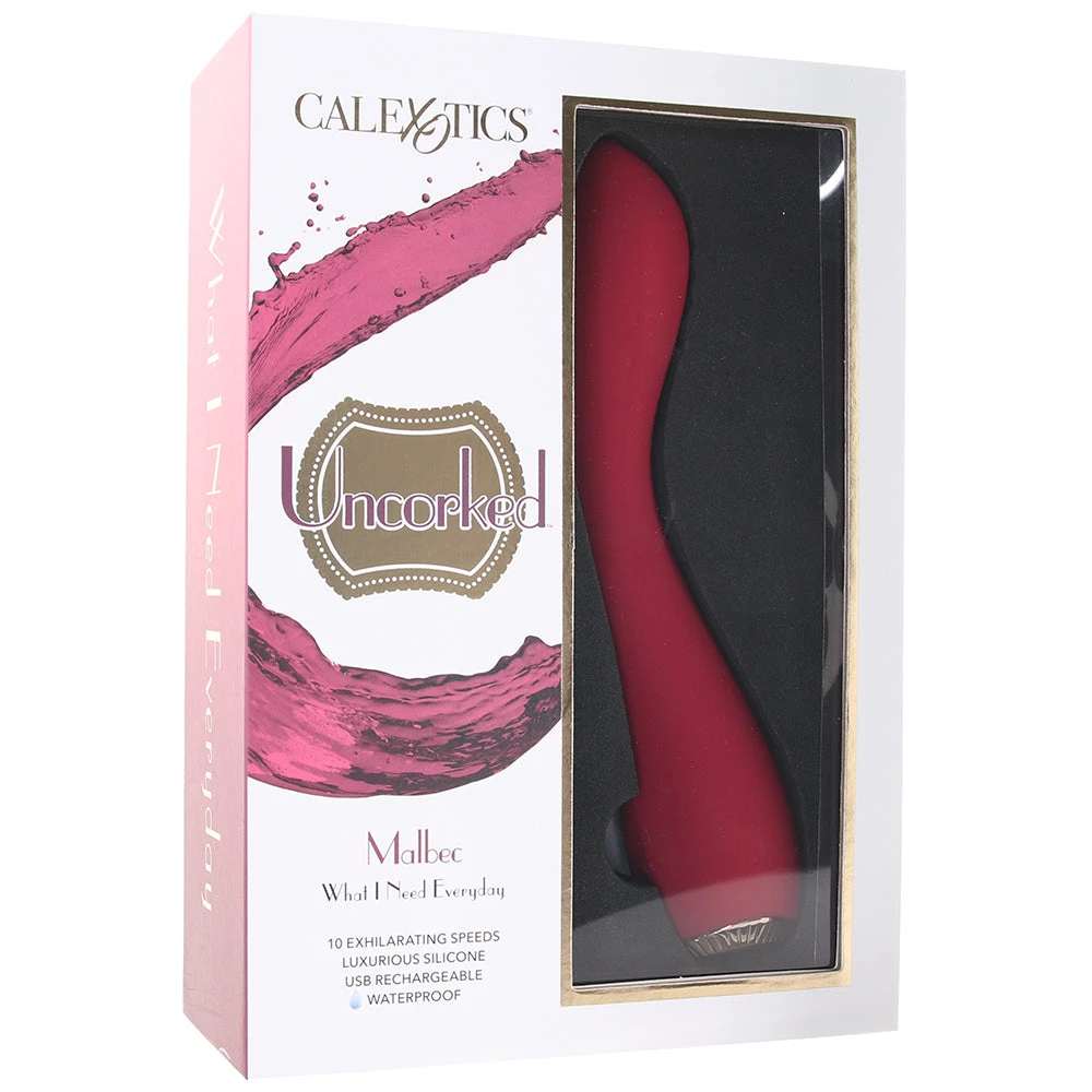 CalExotics Uncorked Malbec Rechargeable Vibe - Image 6